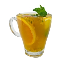 冬季飲品-熱黃金果茶
